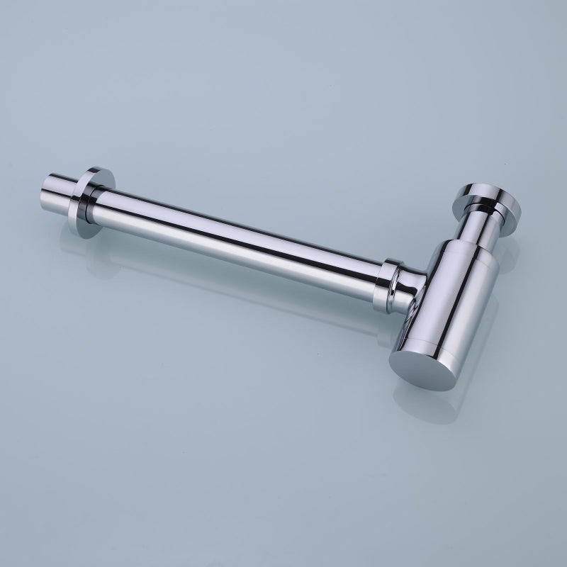 iOrange Chrome P-TRAP Brass Basin Sink Waste Trap Drain Kit - Image 2